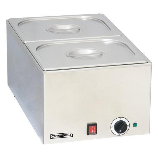 Bain-marie avec 2 x GN 1/2