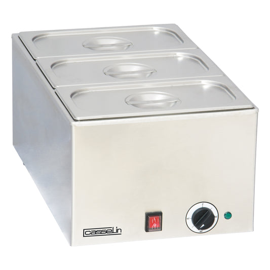 Bain-marie avec 3 x GN 1/3