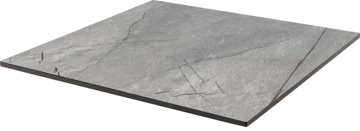 Plateau Compact Marmo Griggio 65X65 CM