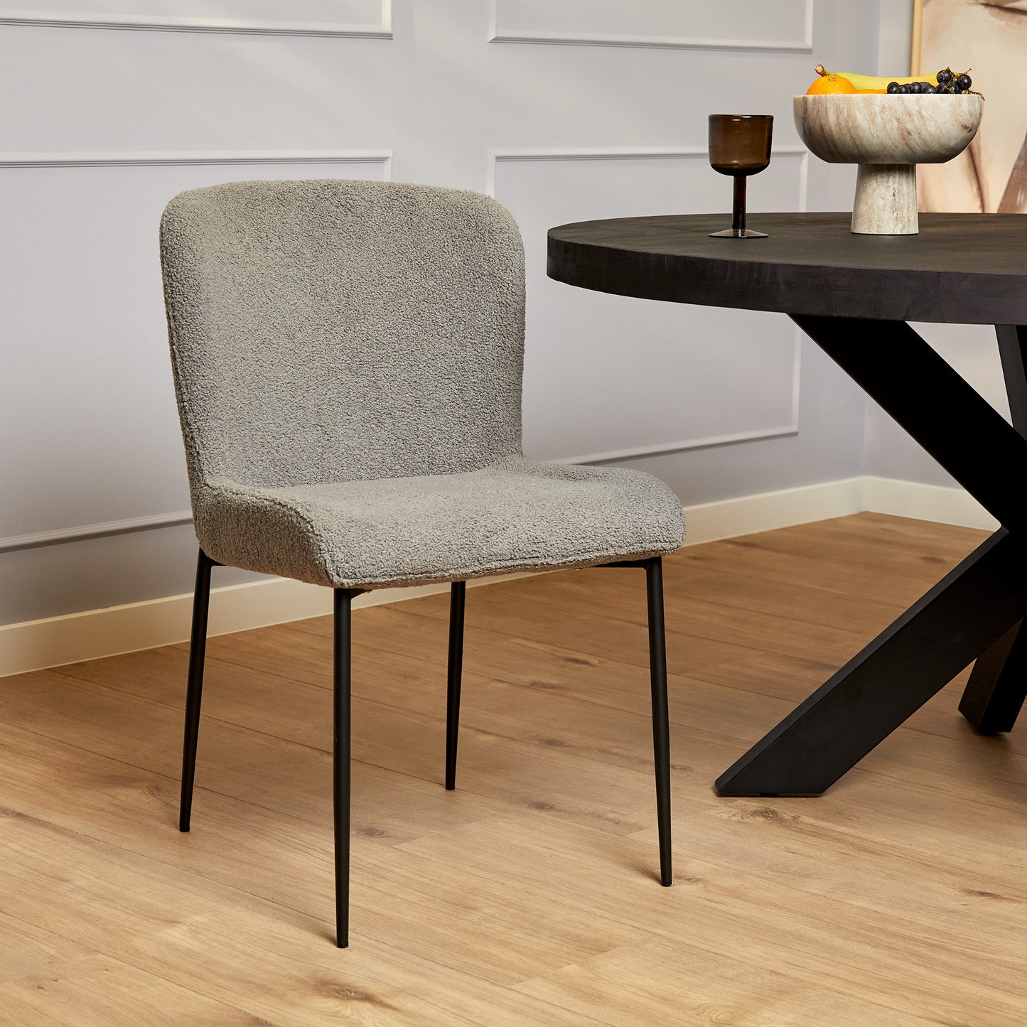 Chaise restaurant Tess en tissus