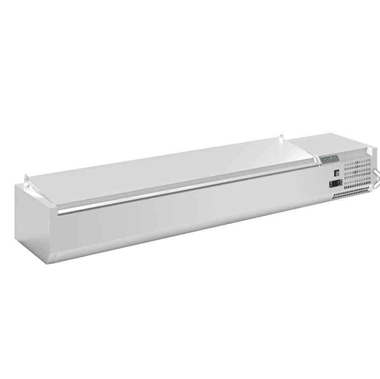 Saladette à poser avec couvercle Polar Série G 8x GN 1/4