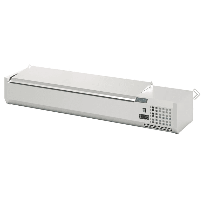 Saladette à poser avec couvercle Polar Série G 6x GN 1/4