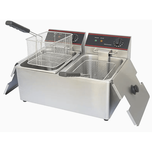 Friteuse électrique sur table 2x8 litres