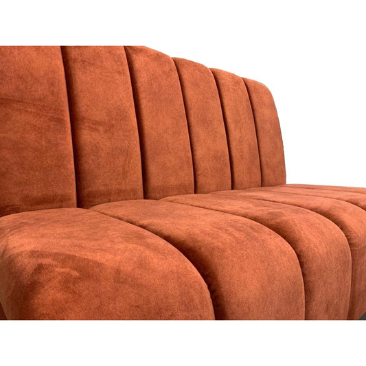 Banquette buttferly lounge professionnelle pour restaurant avec revêtement sur mesure