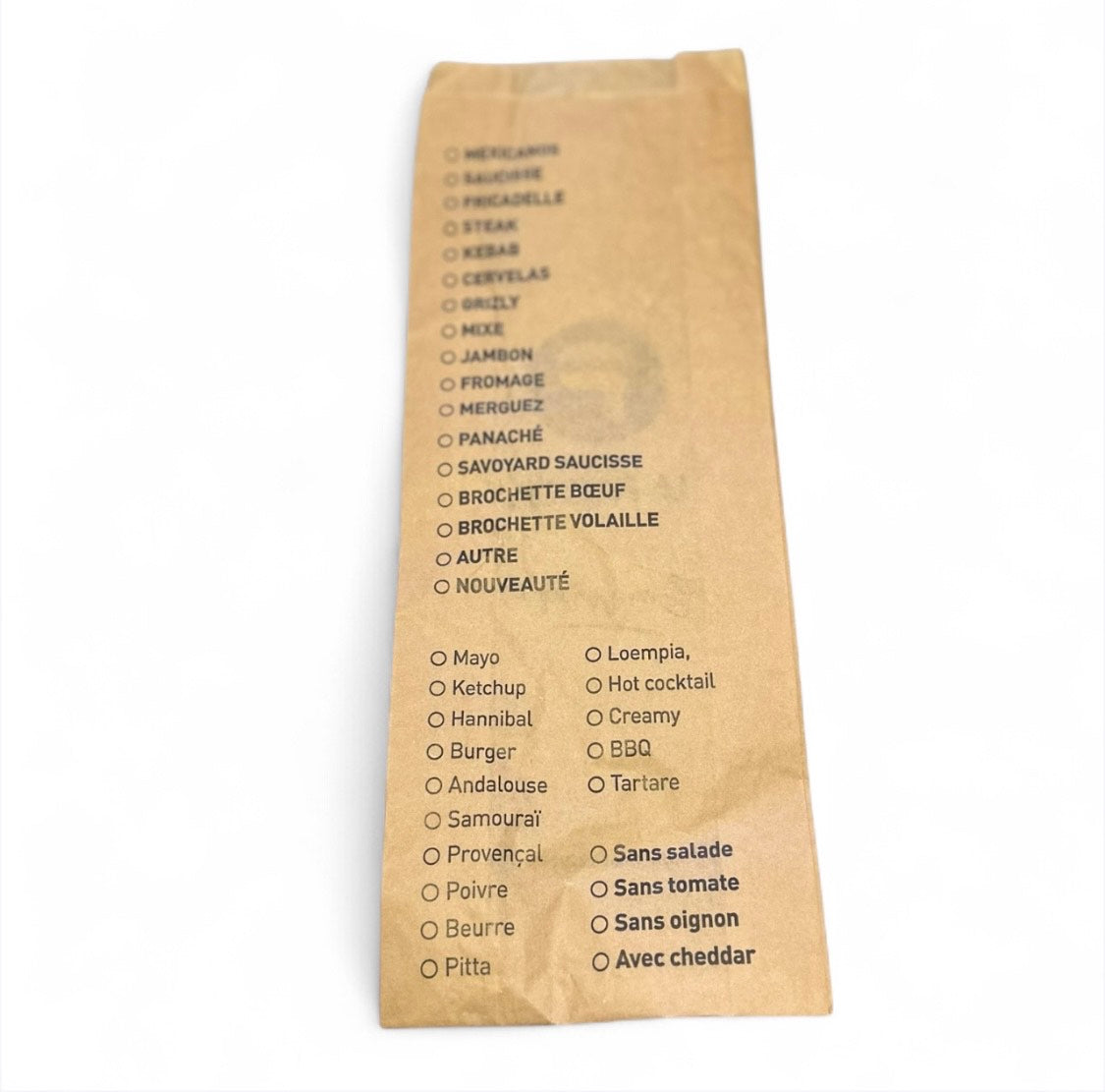 Sac sandwich personnalisable en kraft