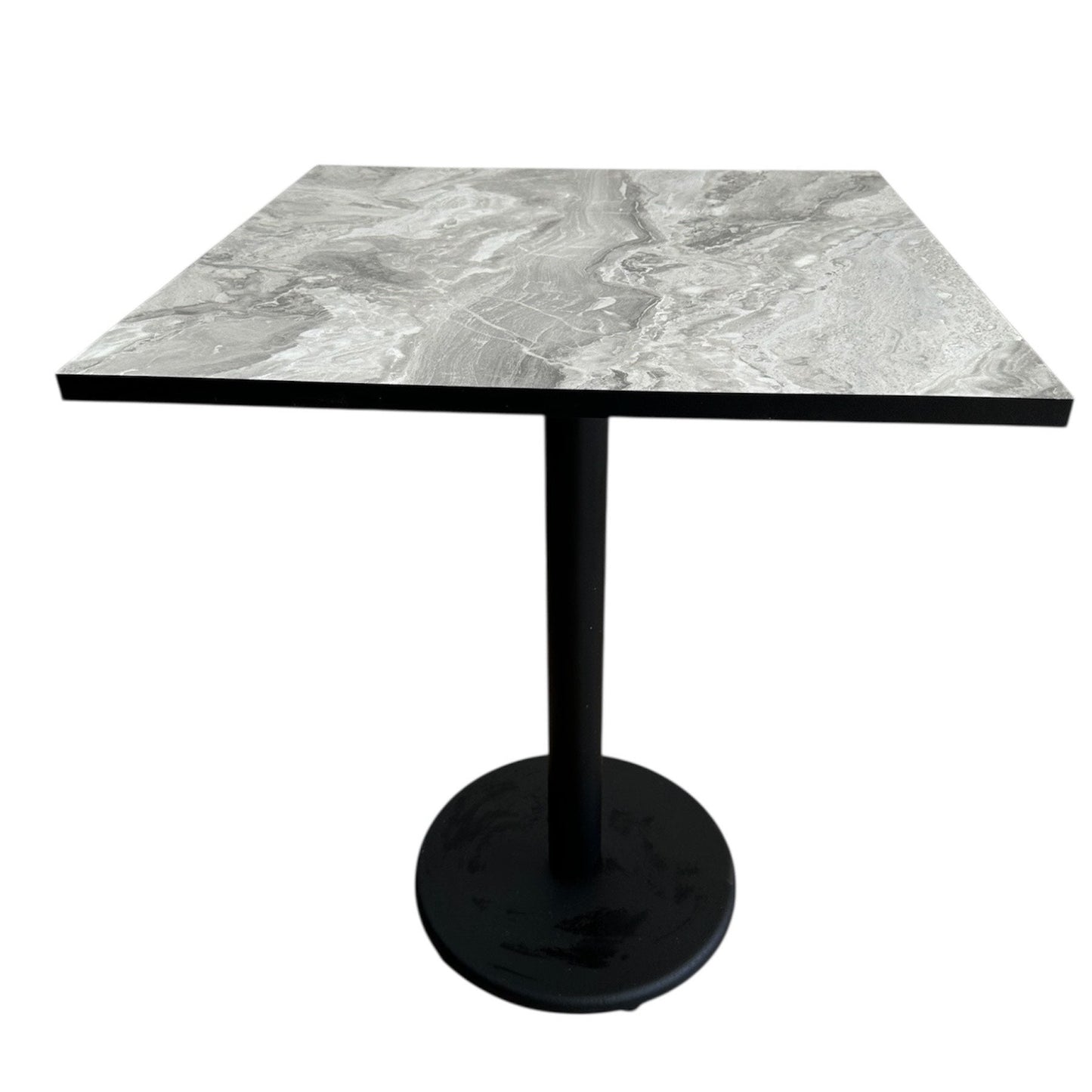 Table de restaurant carrée 59x59 cm BERMUDA vue de face