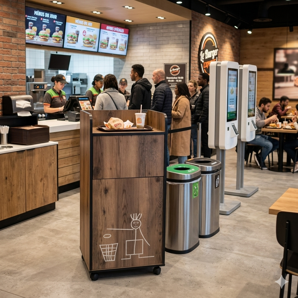 Comment choisir un meuble poubelle snack professionnel ?