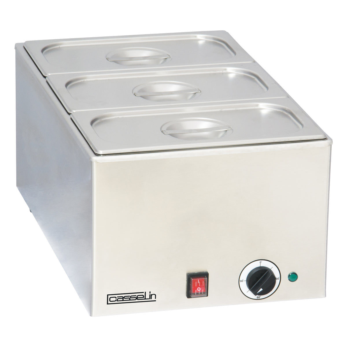 Bain-marie avec 3 x GN 1/3 - Prosofa