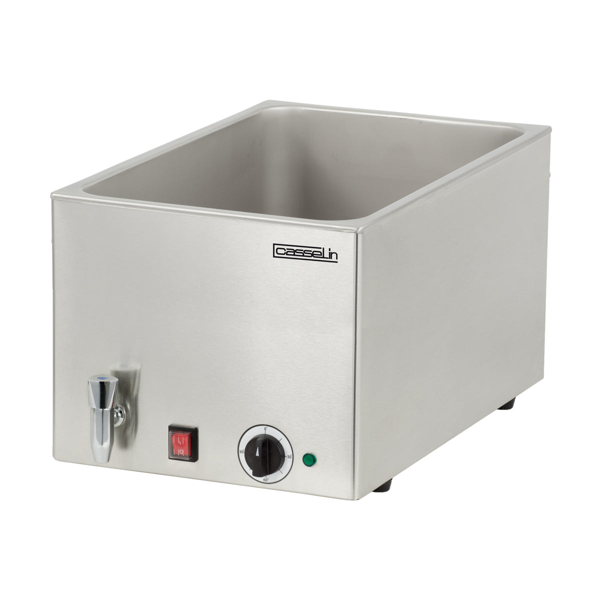 Bain-marie avec robinet de vidange GN 1/1 - 200 mm - Prosofa