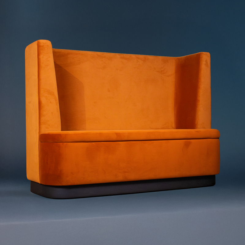 banquette pour cataleya pour restaurant, hôtels, collectivité sur mesure photo de profil 