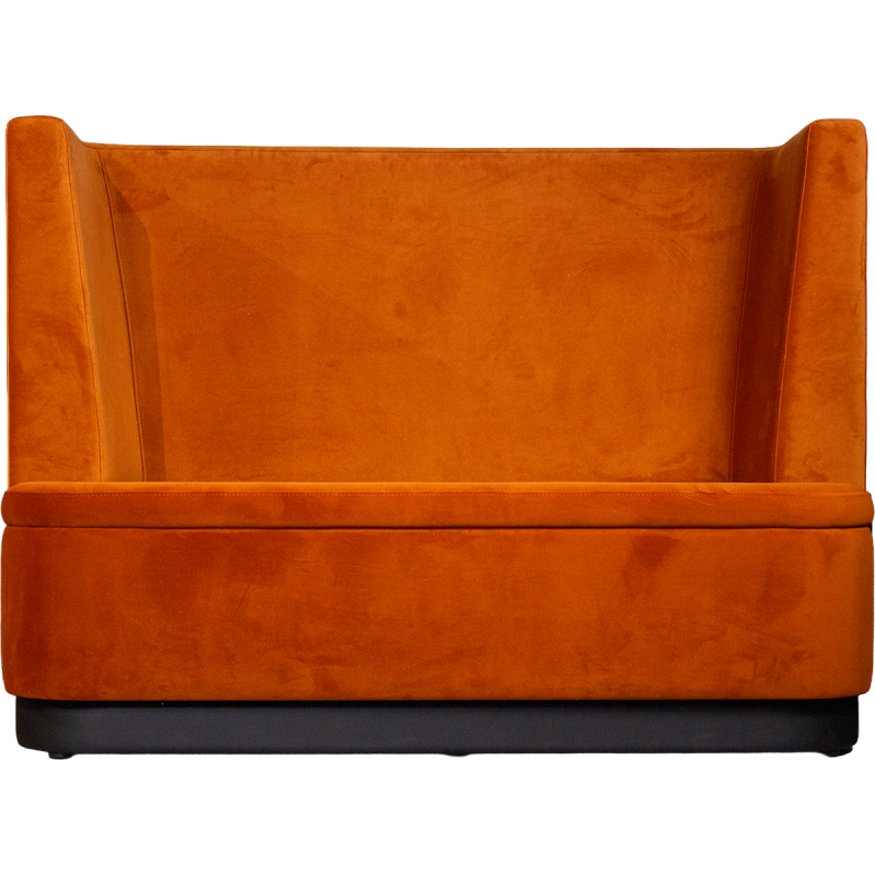 banquette pour cataleya pour restaurant, hôtels, collectivité sur mesure photo de face