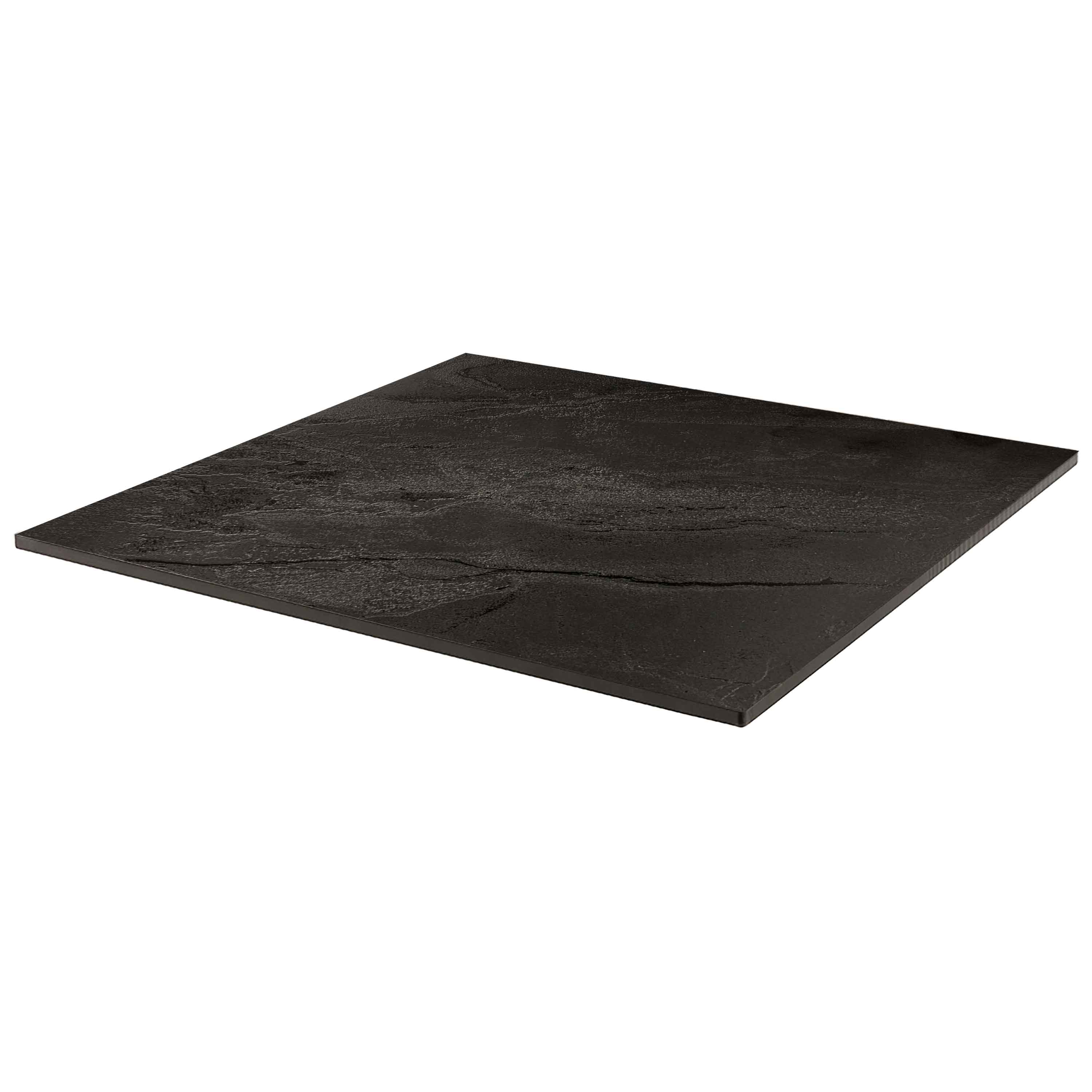 Plateau Compact Black Meteor 65X65 CM