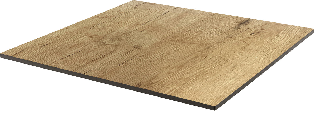 plateau de table easy colorado épaisseur 19mm en 65x65 cm pour restaurant 