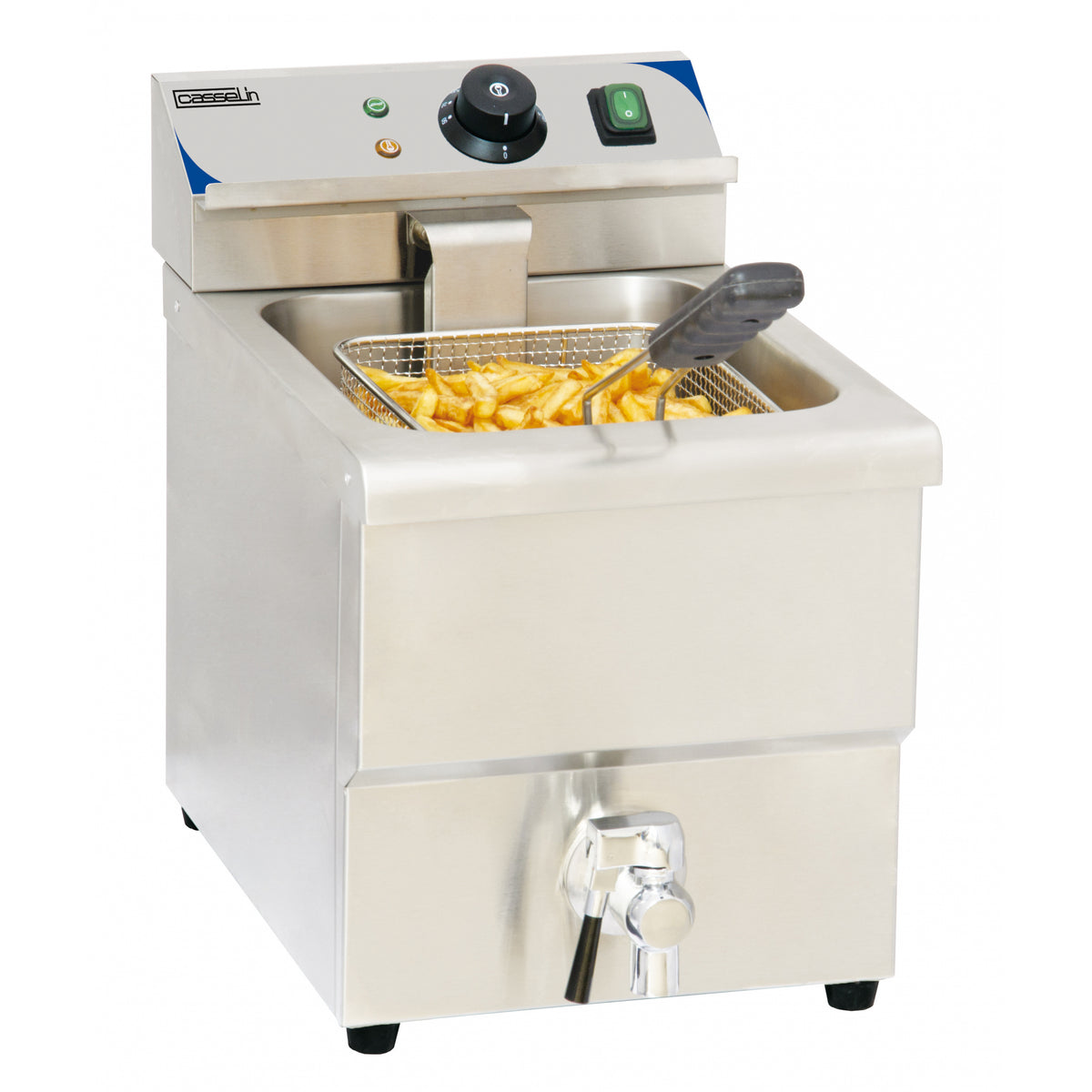 Friteuse électrique avec vanne de vidange 8 litres - Prosofa