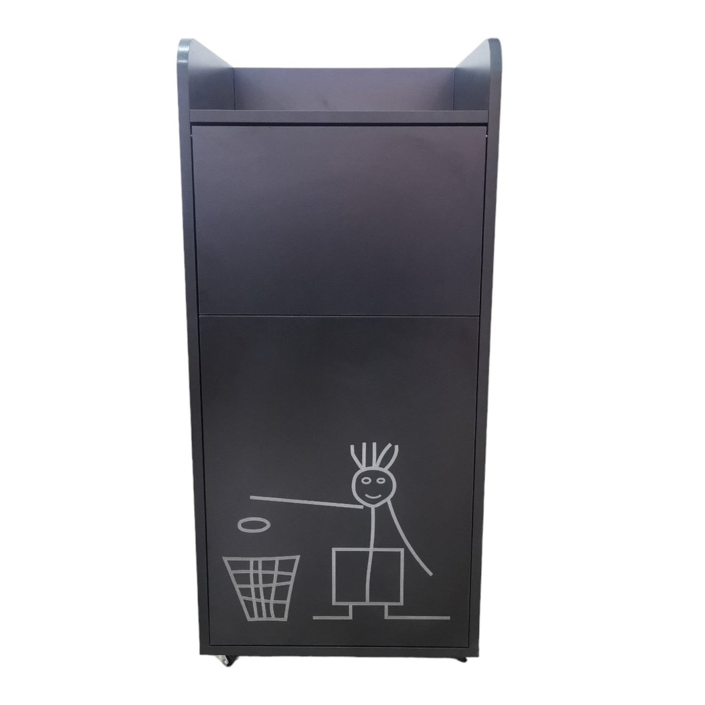 Meuble poubelle snack Noir