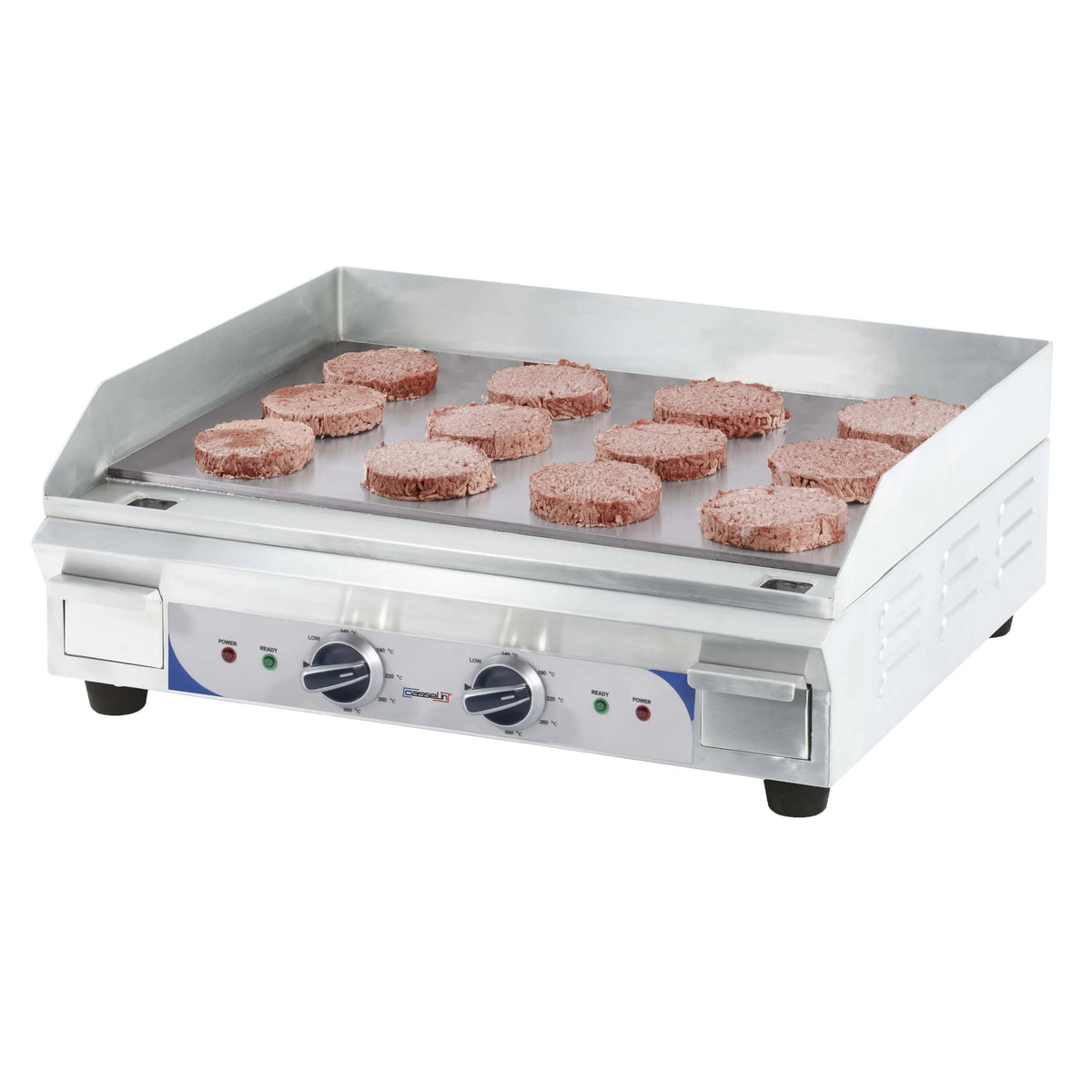 Plaque à snacker électrique premium lisse - lisse - CPASGMLLP 