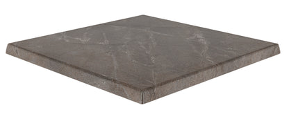 Plateau stratifié carré et rond -Basalt -