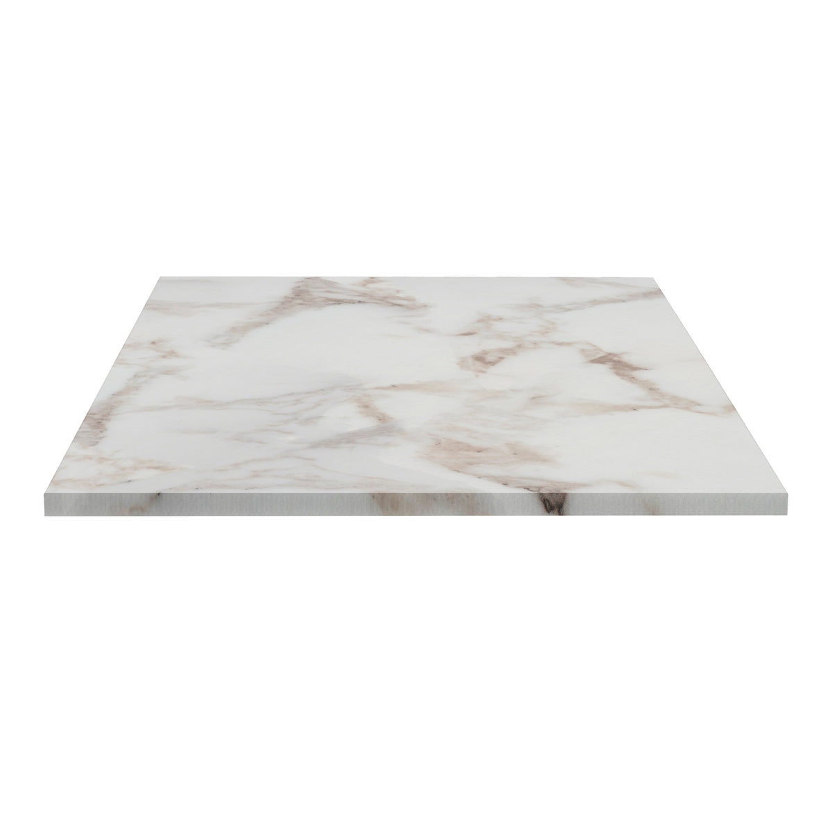 Plateau de table restaurant Stratifié Original Collection 24mm -Marbre Blanc-