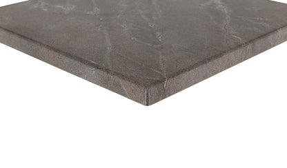 Plateau stratifié carré et rond -Basalt -