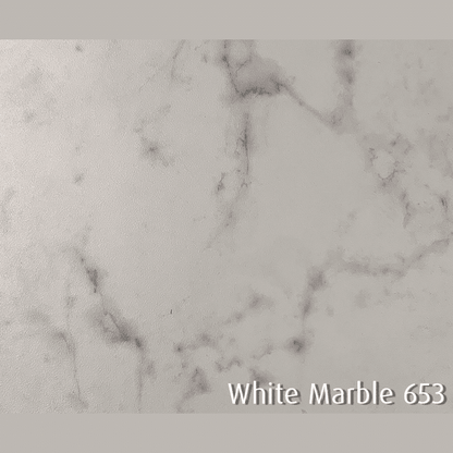 Plateau de table compact White marble