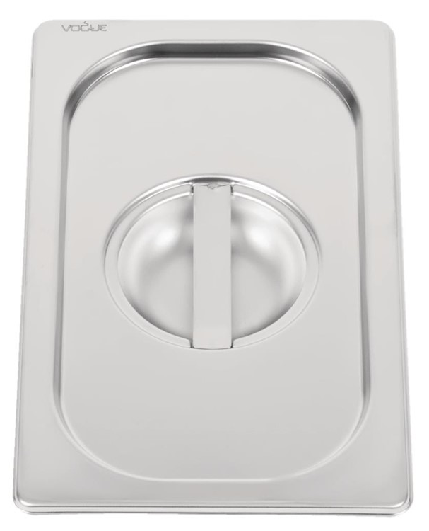 Couvercle inox 18/10 professionnel GN 1/4