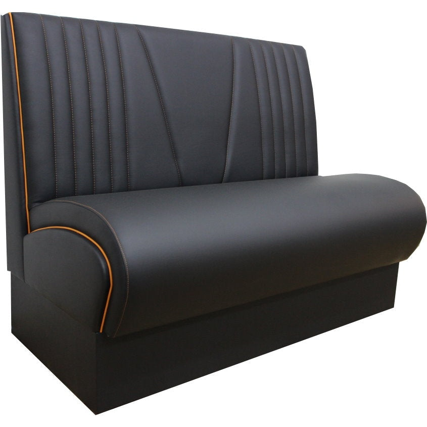 Banquette Rolls Royse K  professionnelle pour restaurant avec revêtement sur mesure