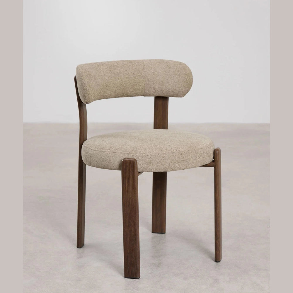 Chaise professionnelle rivolie en tissu chenille pour restaurant et hôtel Prosofa