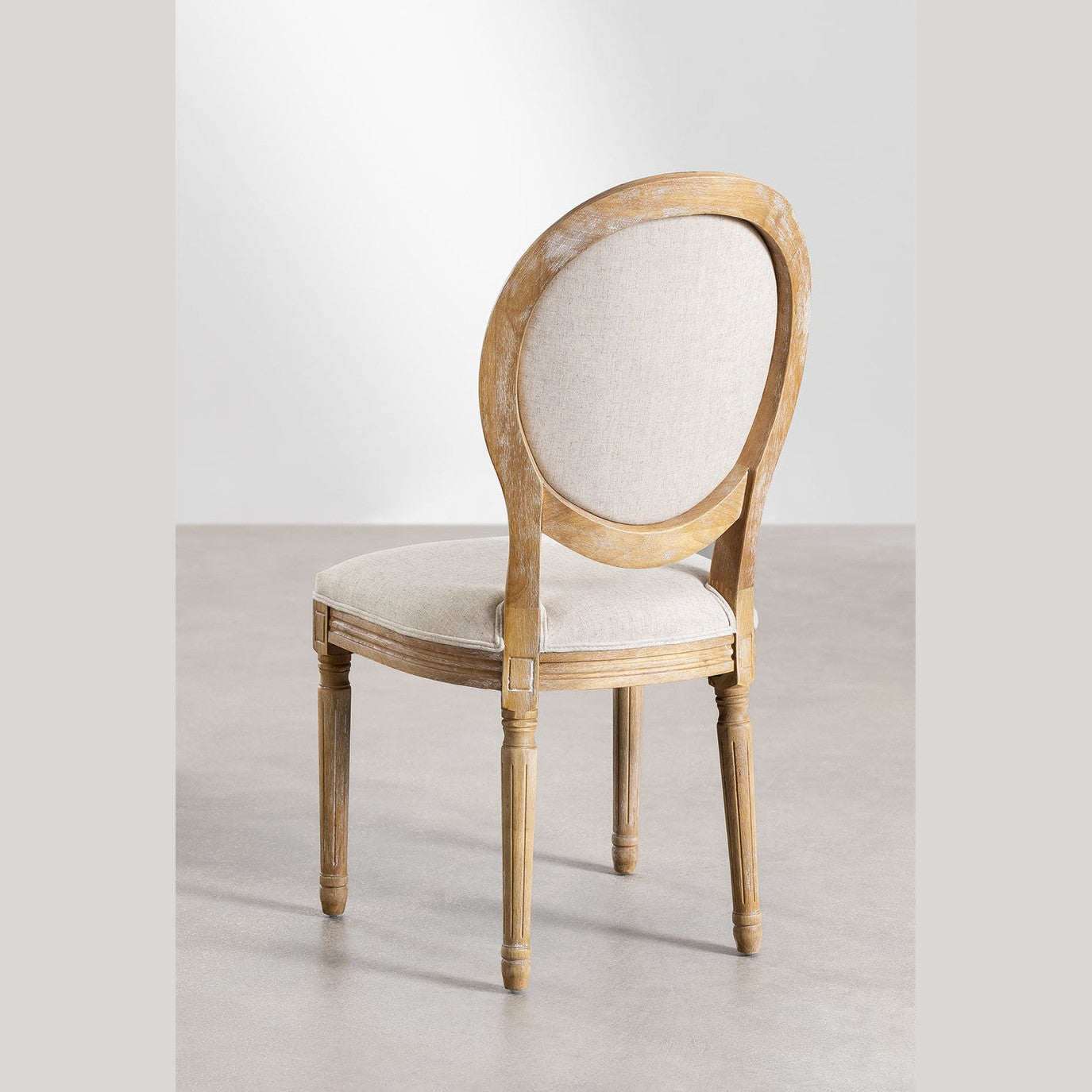 chaise médaillon vue arrière 
