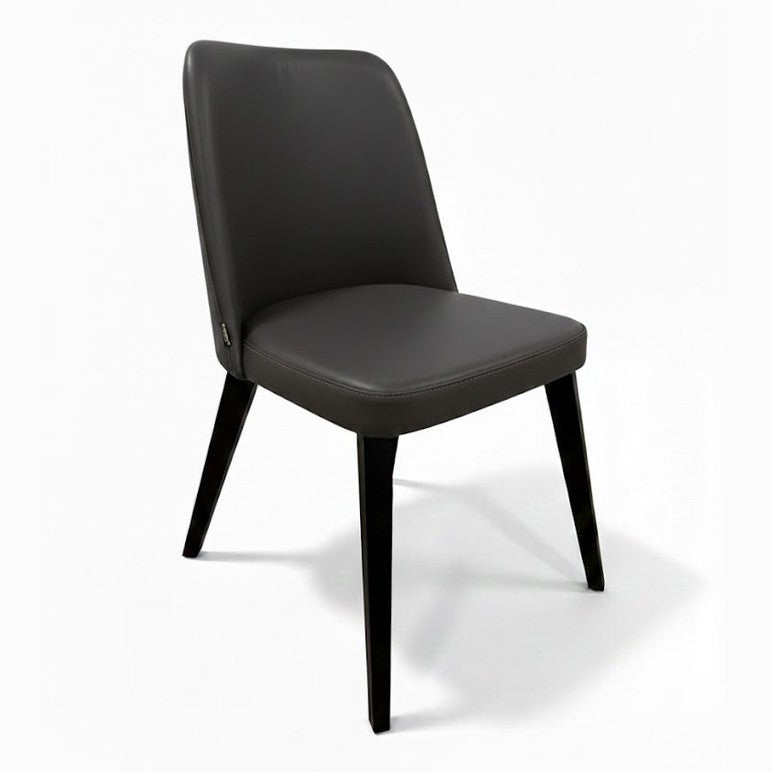 chaise exen coloris anthracite pour restaurant snack cafés  