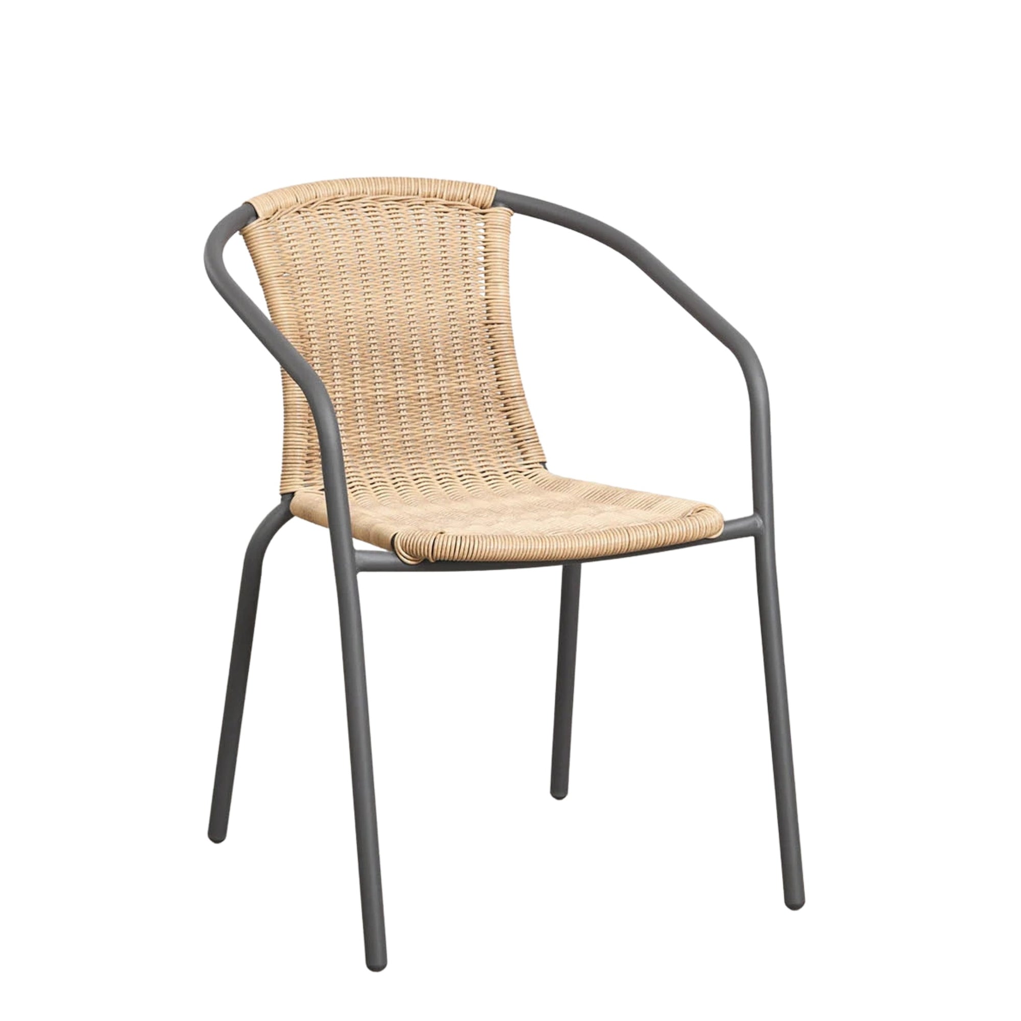 chaise extérieur kalymana en rotin synthétique 