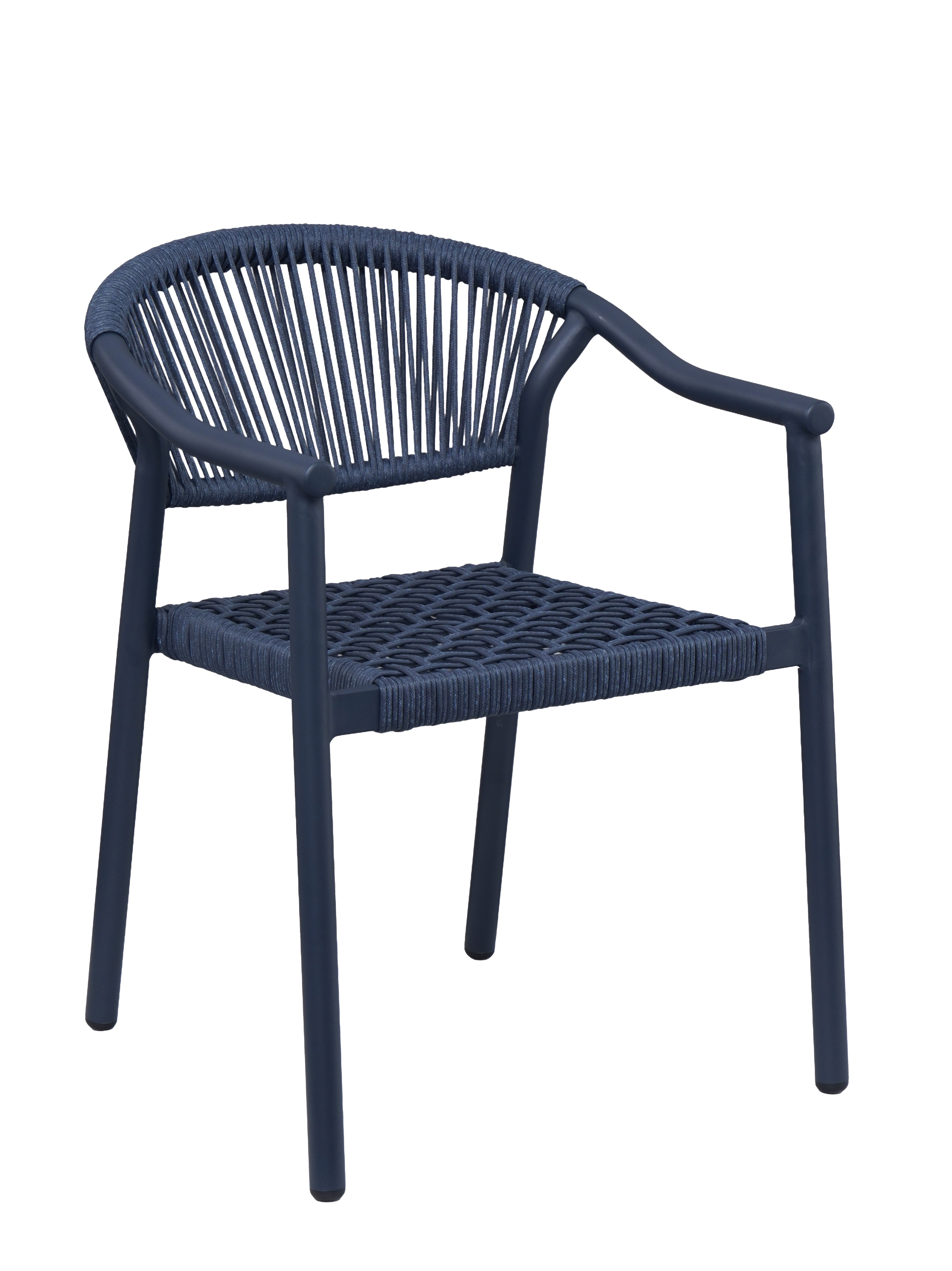 chaise d’extérieur pour restaurant dénia coloris bleu 