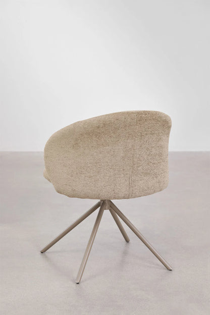 Dossier arrondi de la chaise Gryon – mobilier élégant pour architectes et décorateurs d’intérieur