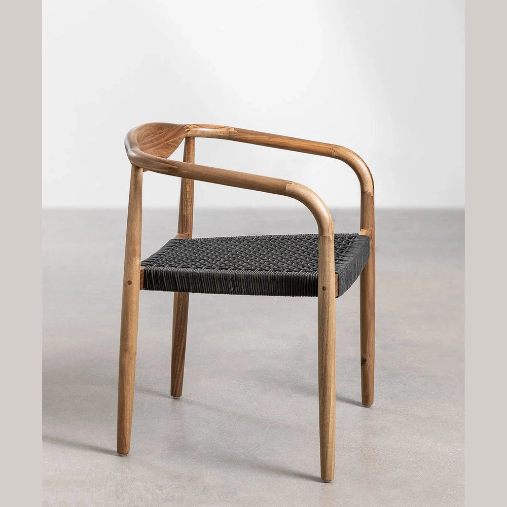 Vue latérale de la chaise Mallory – mobilier horeca Prosofa