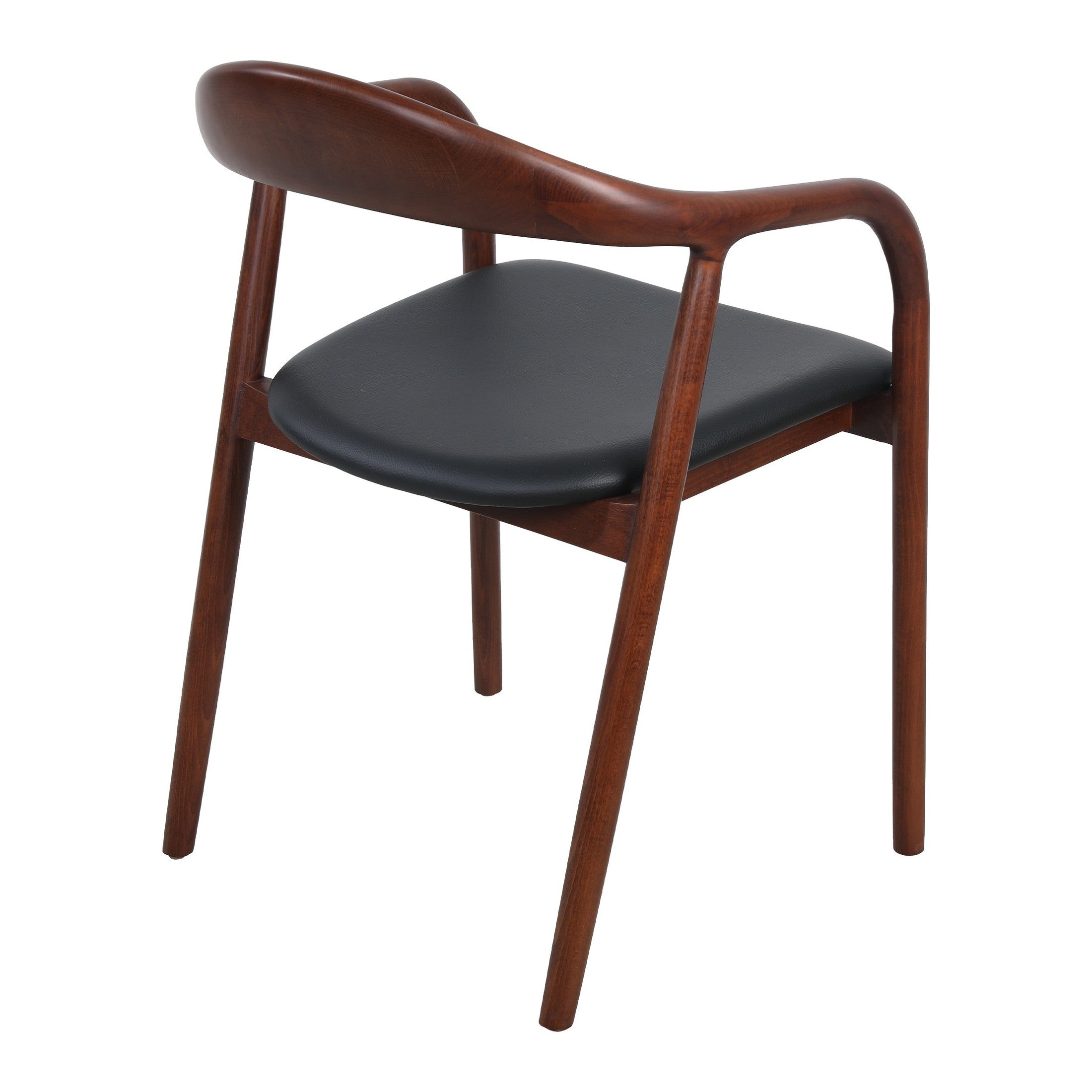 Lignes organiques inspirées du design moderniste des années 50. Cette chaise offre une ergonomie optimale pour les espaces de coworking et les salles de réception professionnelles grâce à sa structure enveloppante.