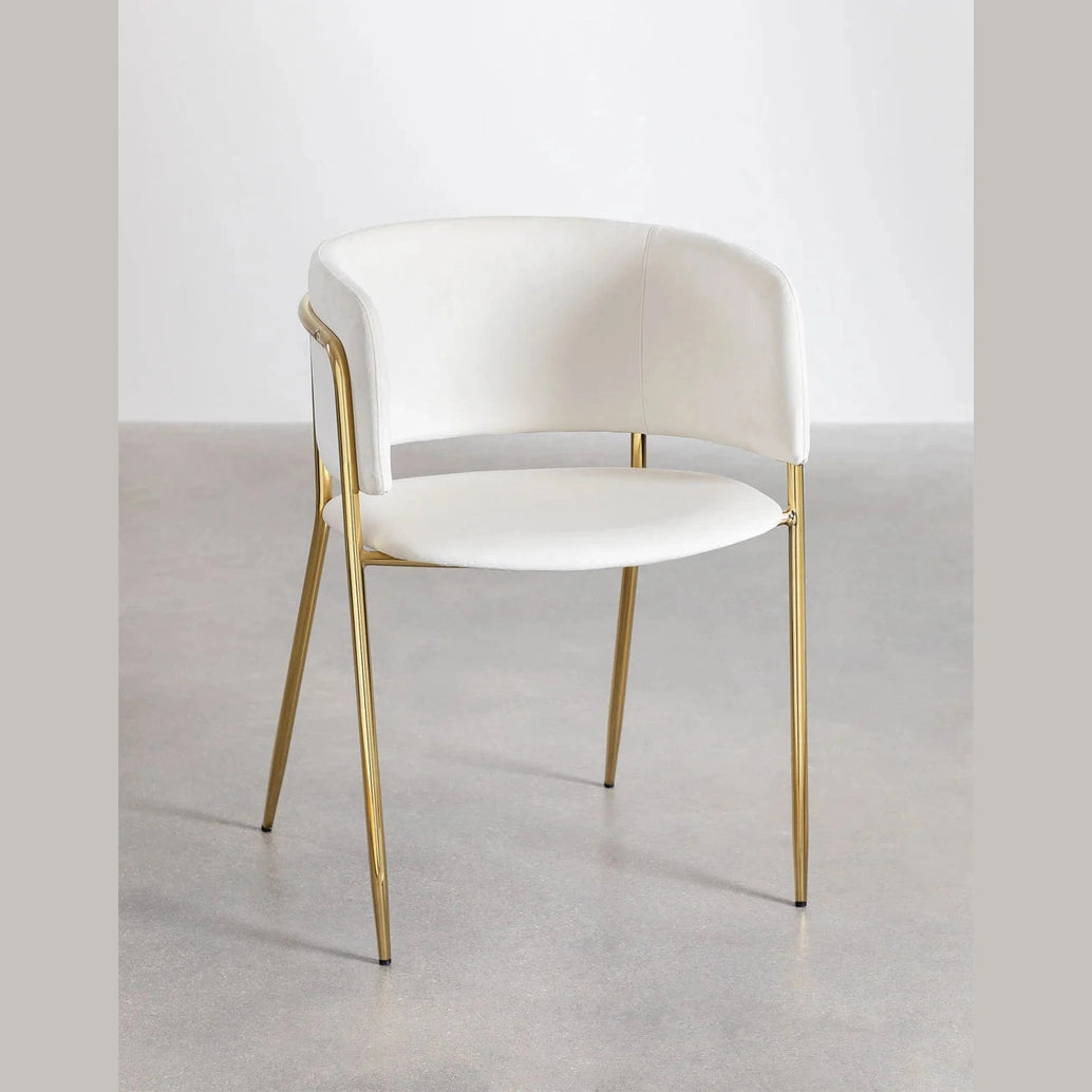 chaise de restaurant nalon coloris creme