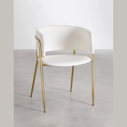 chaise de restaurant nalon coloris creme