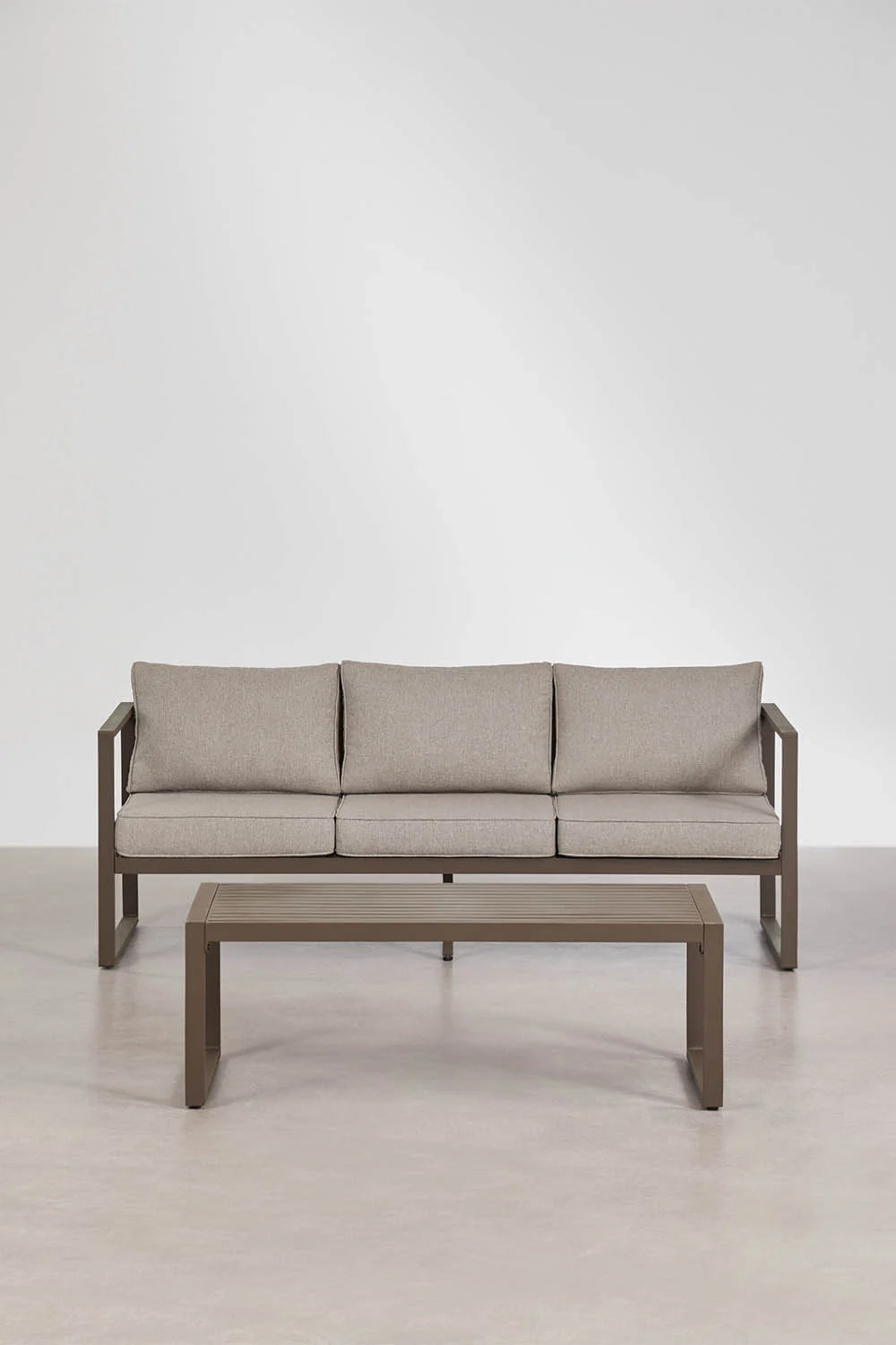 Ensemble Jardin 3 Places Aluminium & Acacia Lipov | Prosofa