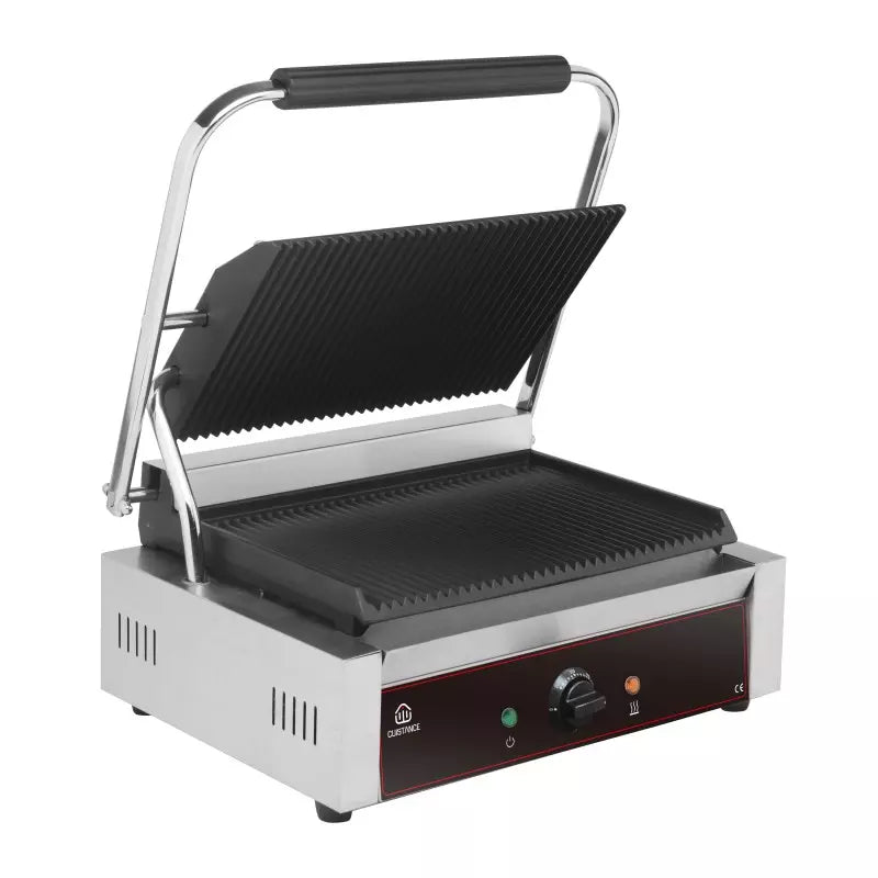 Grill à panini double en inox pro