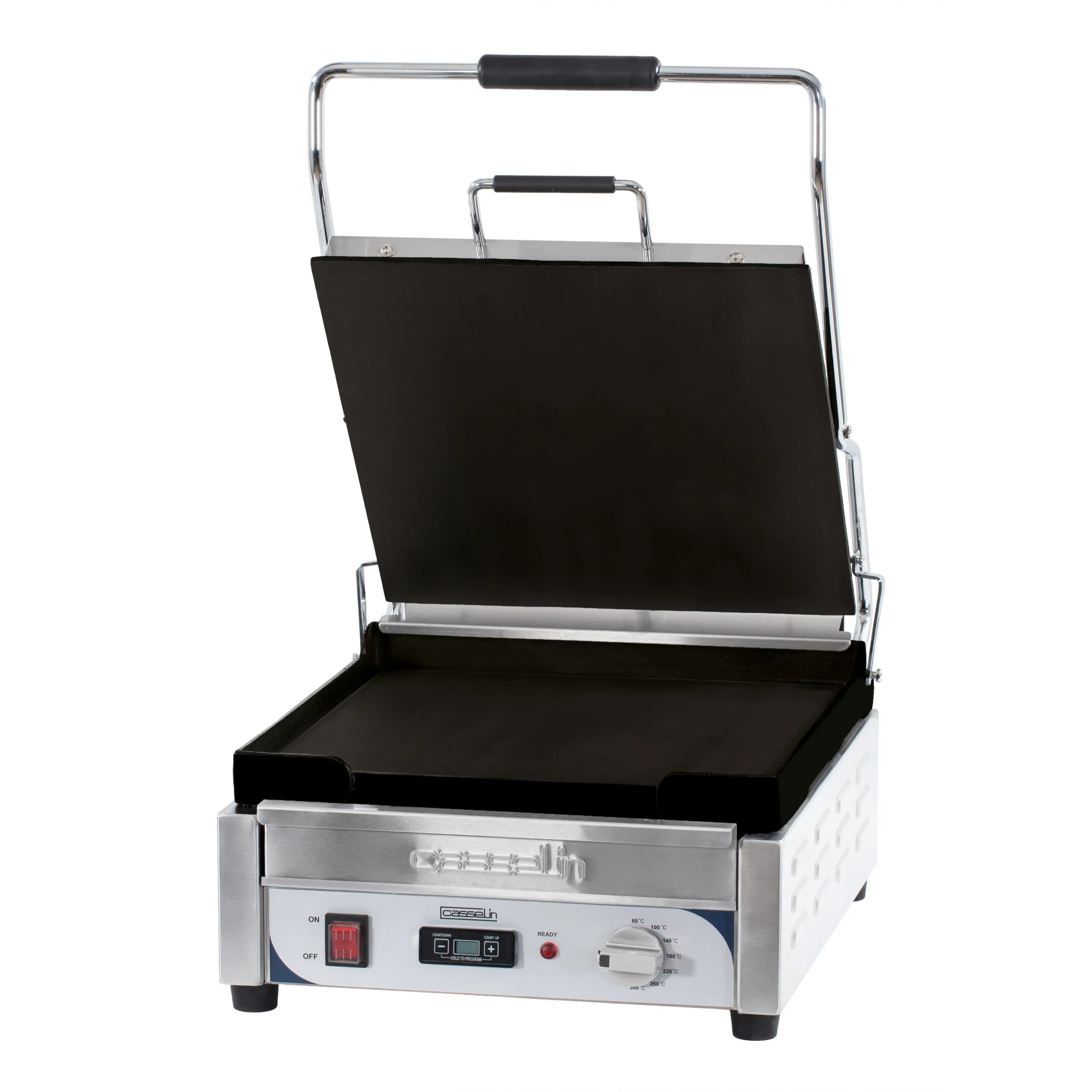 Grill panini XL professionnel Casselin CGPLLXLPT plaques lisses avec minuteur
