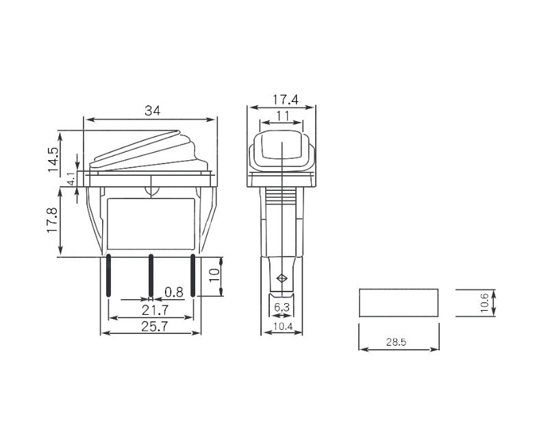 Interrupteur machine à kebab compatible Archway, Gurden, Latek, Erciyes