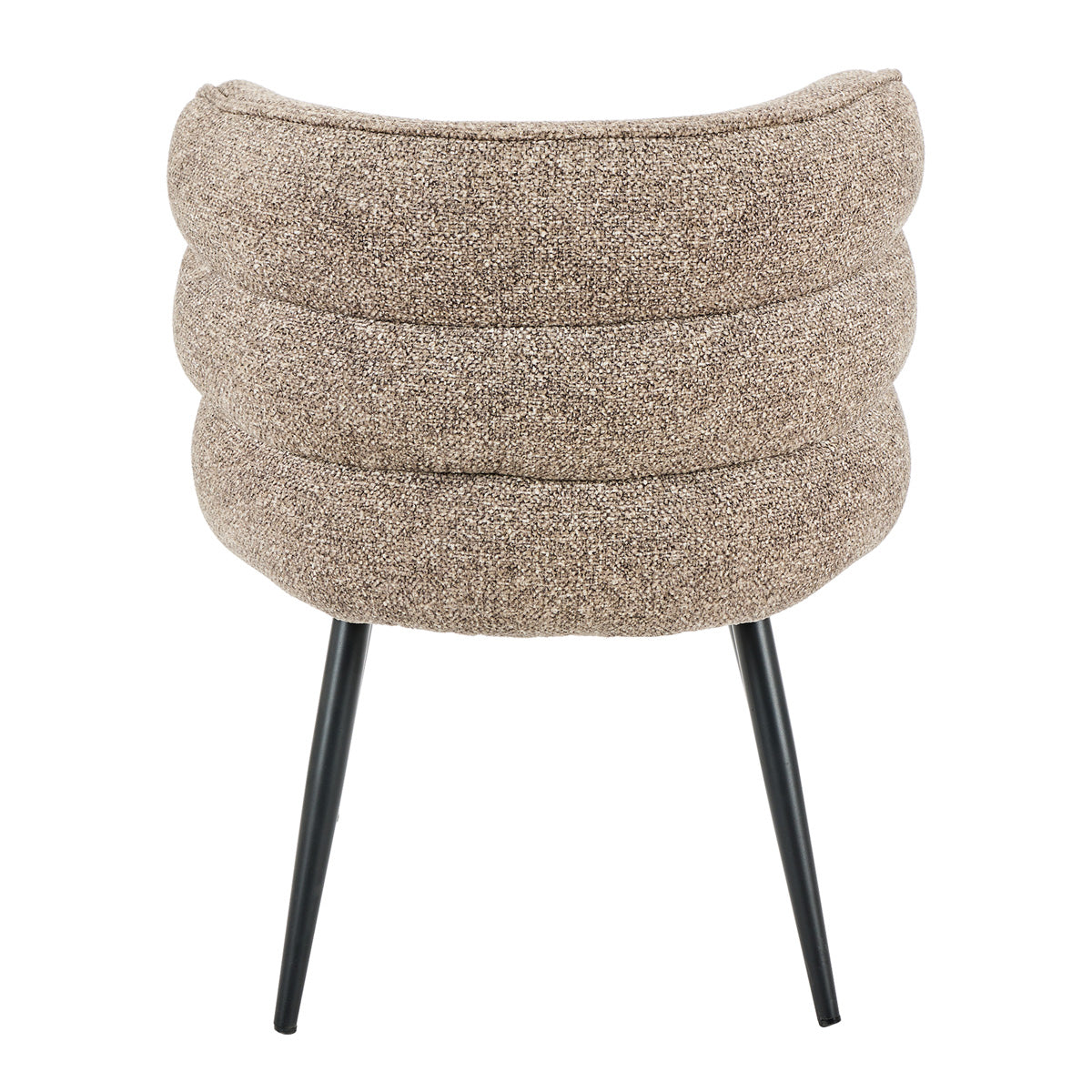 chaise taupe raymond pour restaurant cafés vue arrière 