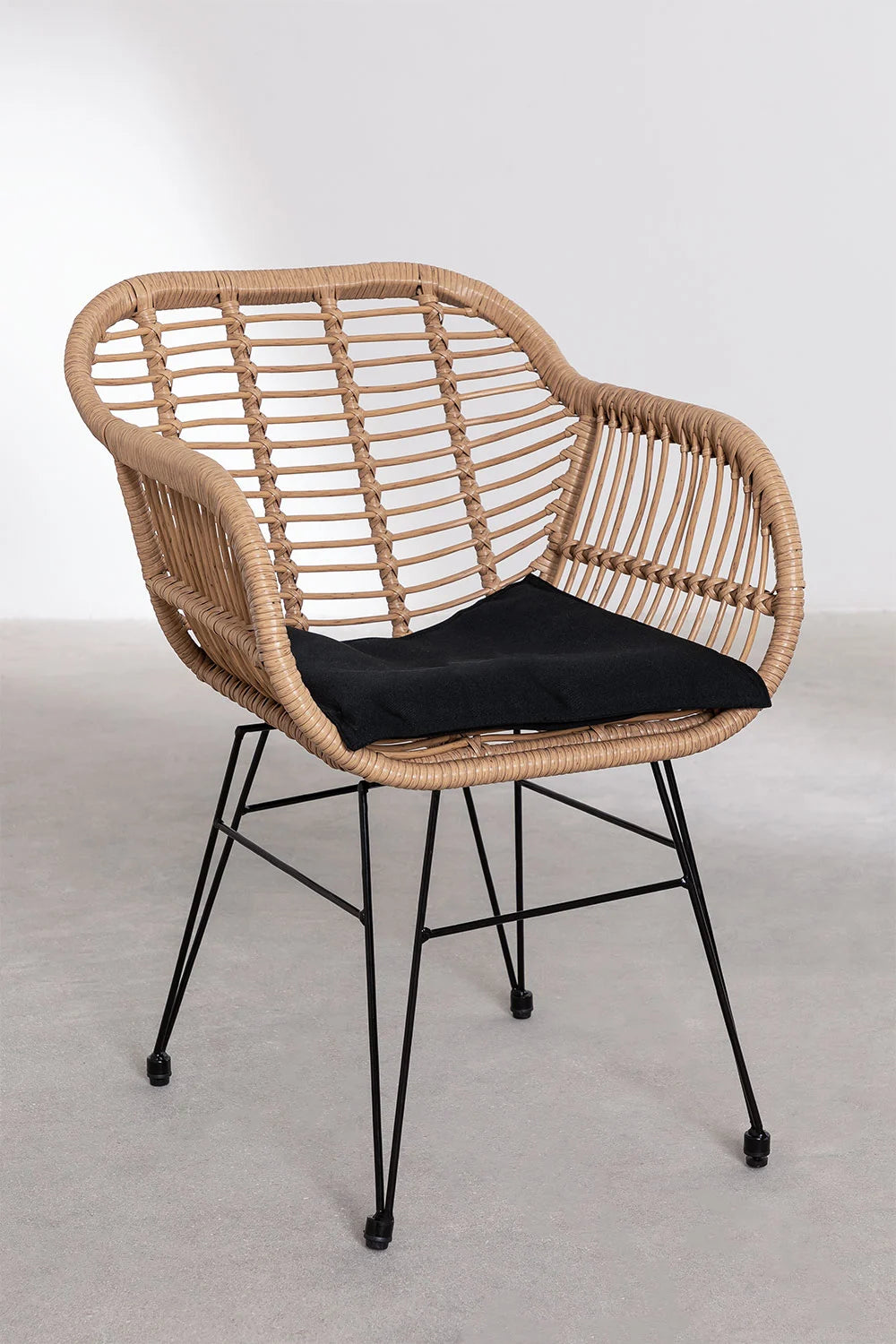 chaise extérieur en paille lumina