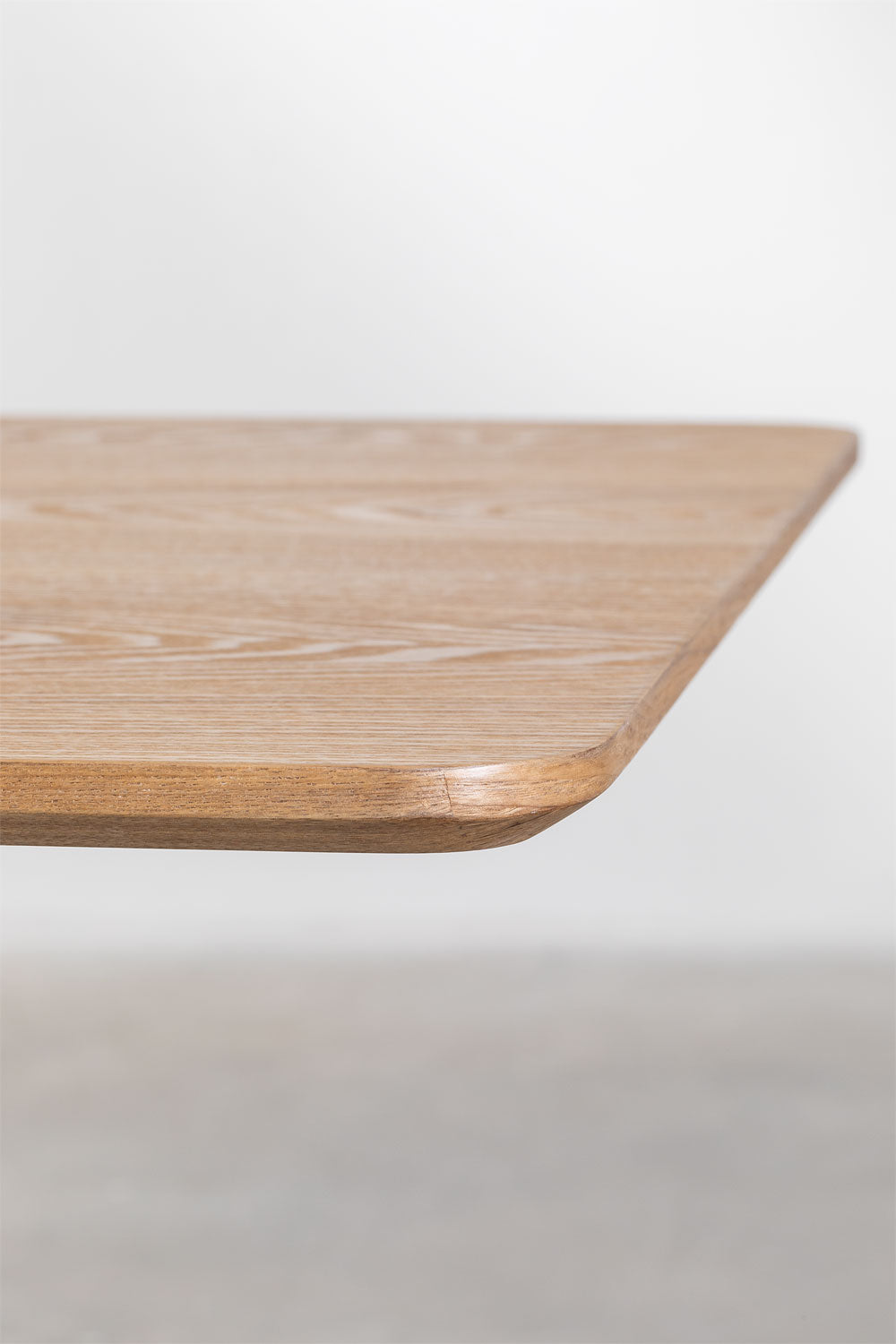 Table carrée en placage de frêne pour café et hôtel