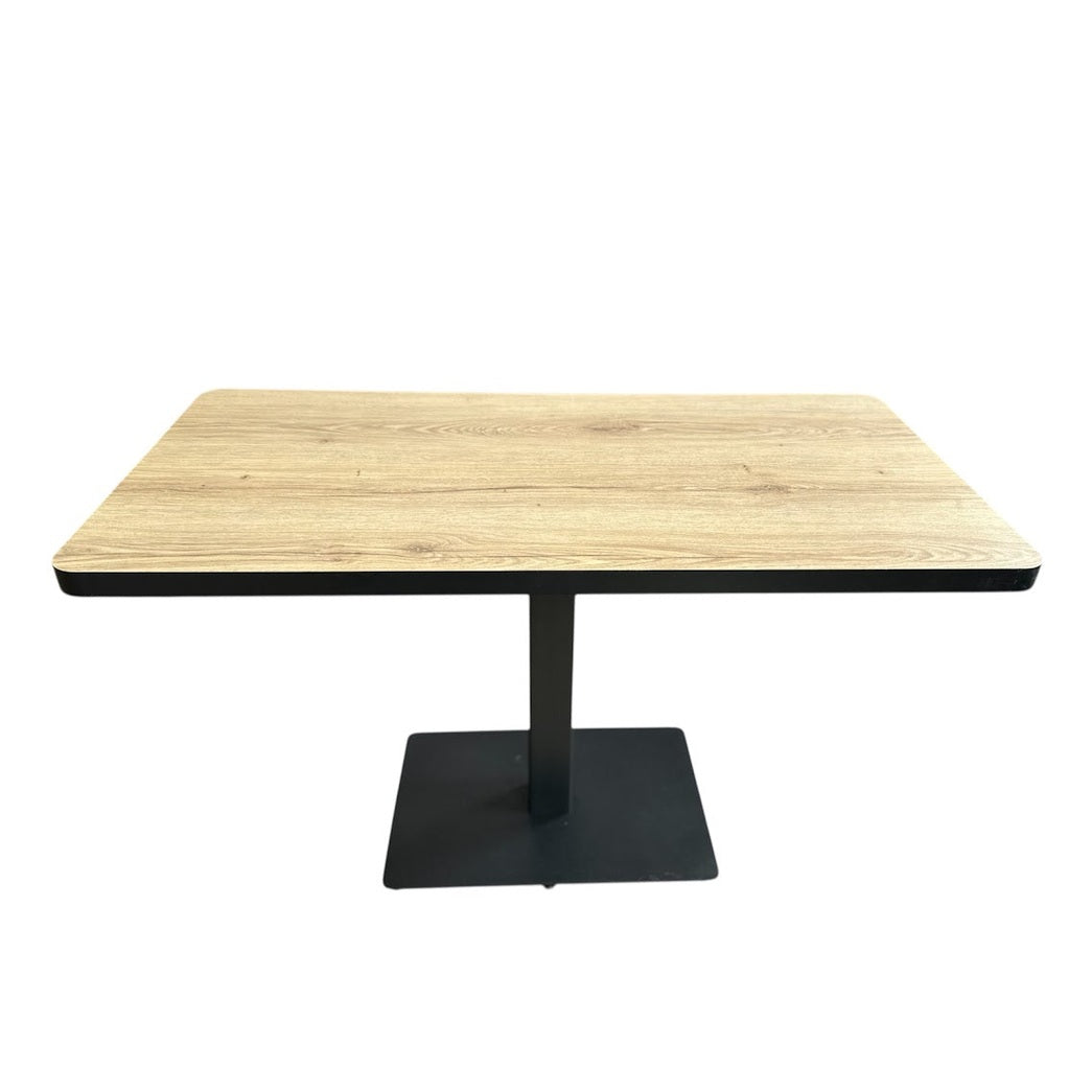 Table de restaurant décor pera 120x60cm vue intégrale