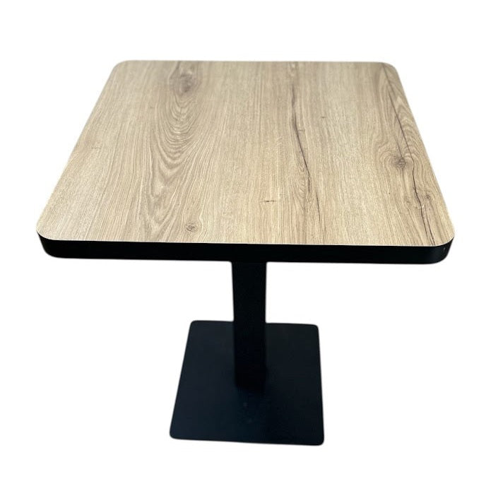 table restaurant 60x60cm décor pera vue de haut 